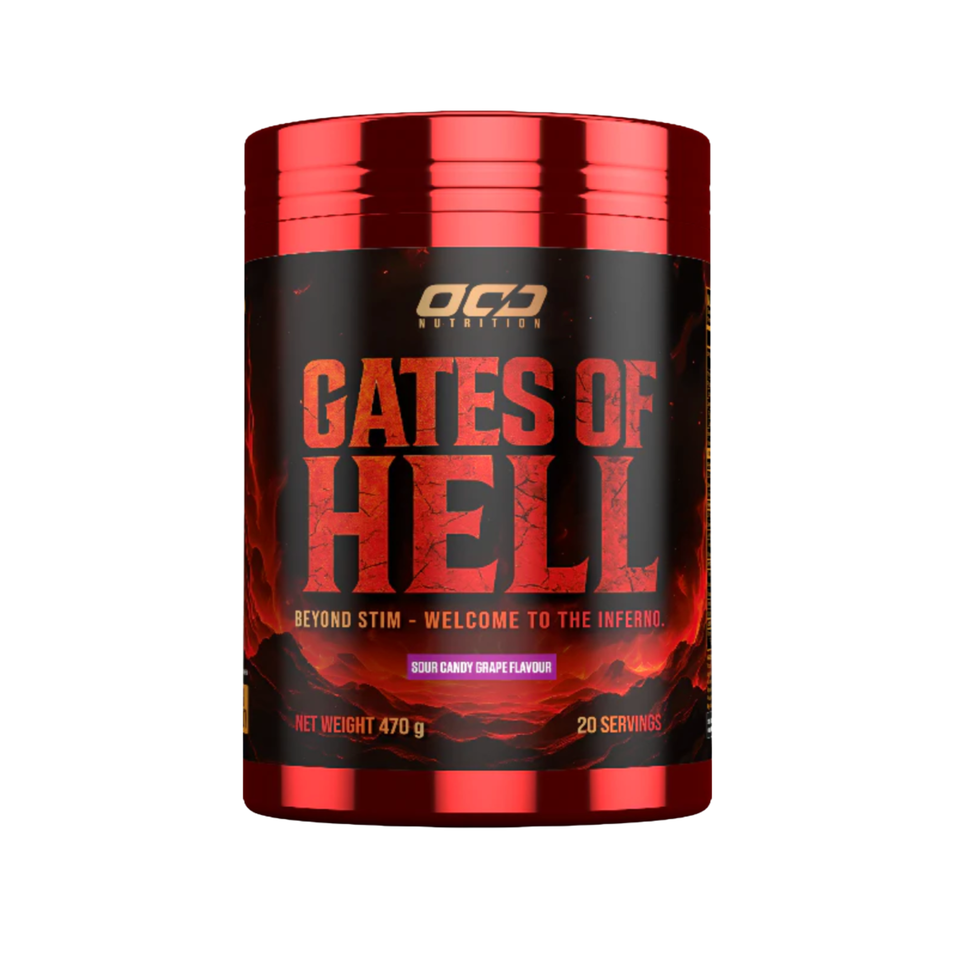 OCD Nutrition Gates Of Hell Pre Workout Powder 20 Servings