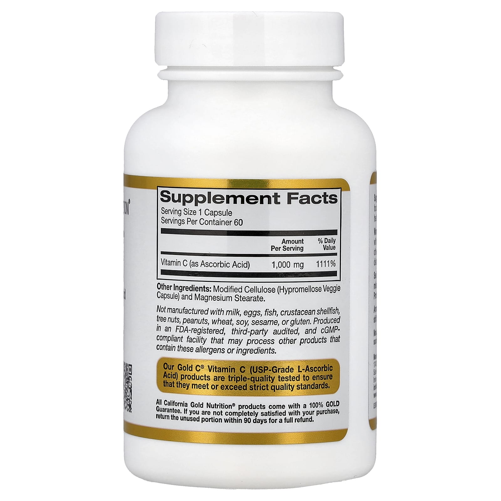 Gold C, USP Grade Vitamin C, 1,000 mg