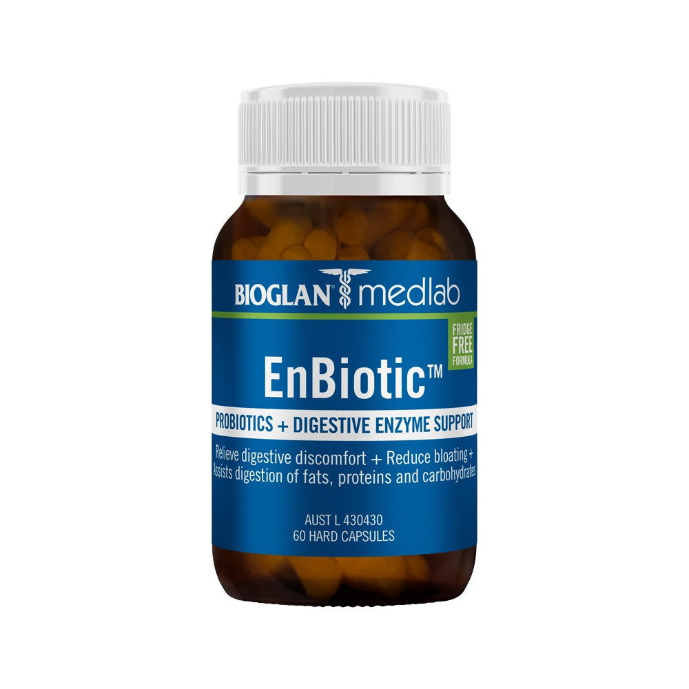 EnBiotic Probiotics + Digestive Enzyme Support 60c