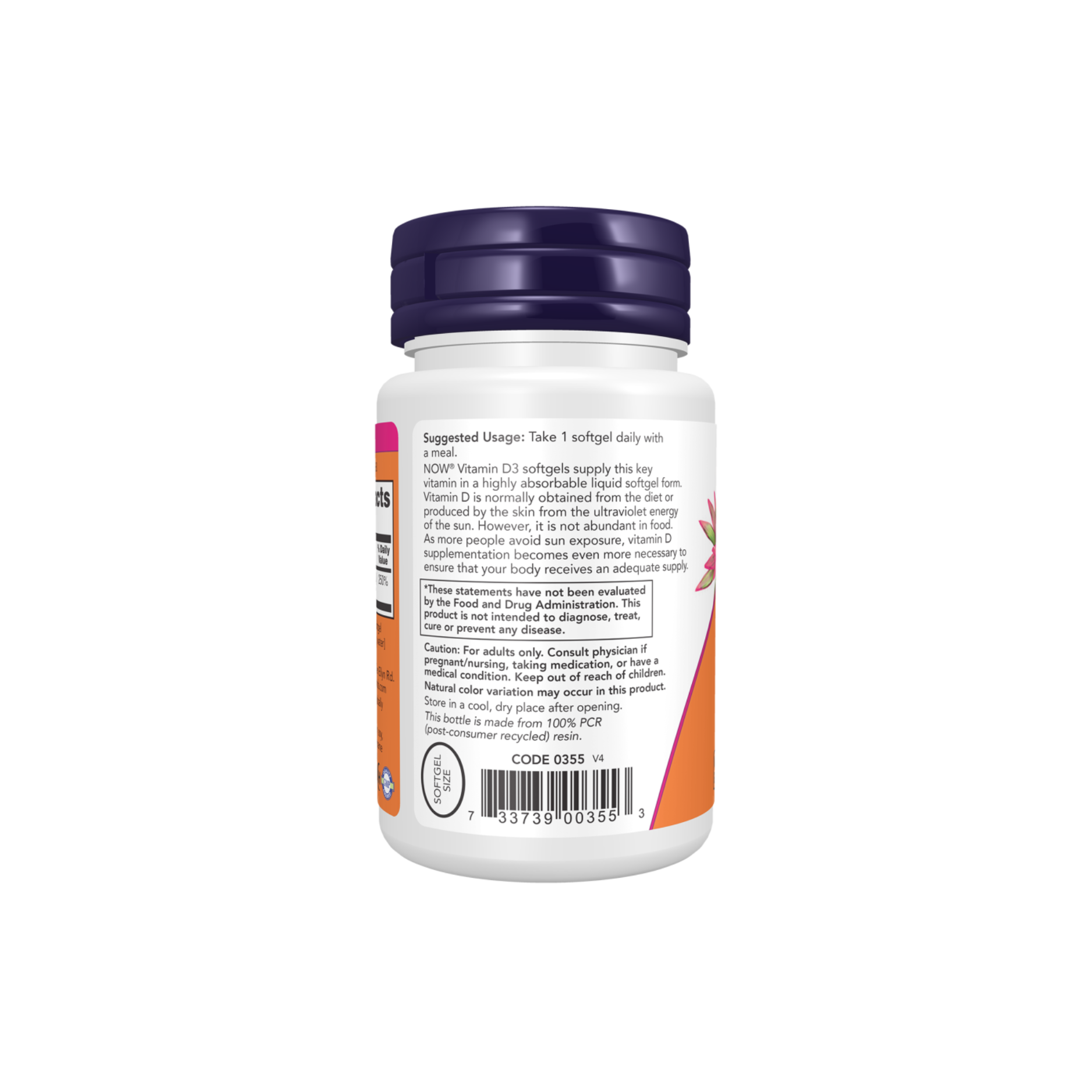 Vitamin D-3 - 2,000IU By Now Foods by Now Foods