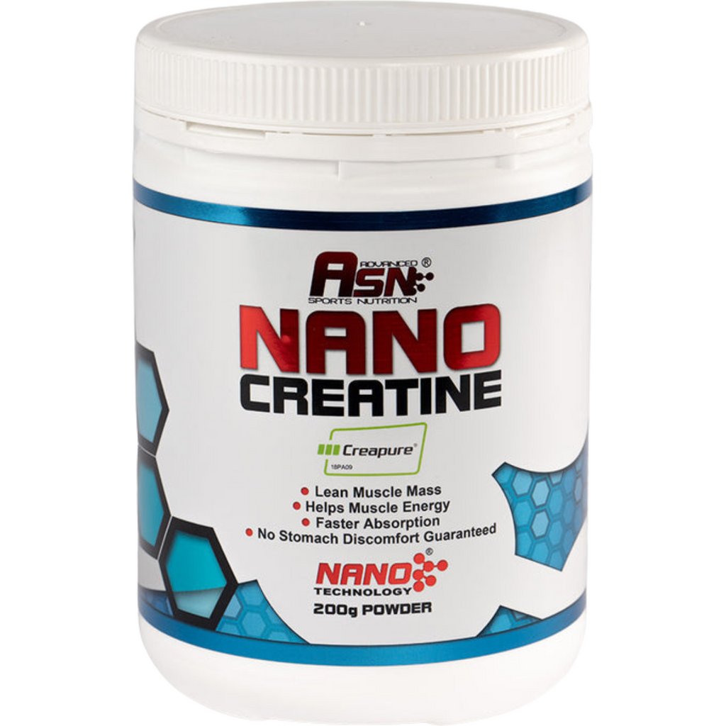Nano Creapure Creatine Monohydrate Powder 200 g 3 g Per Serving by ASN