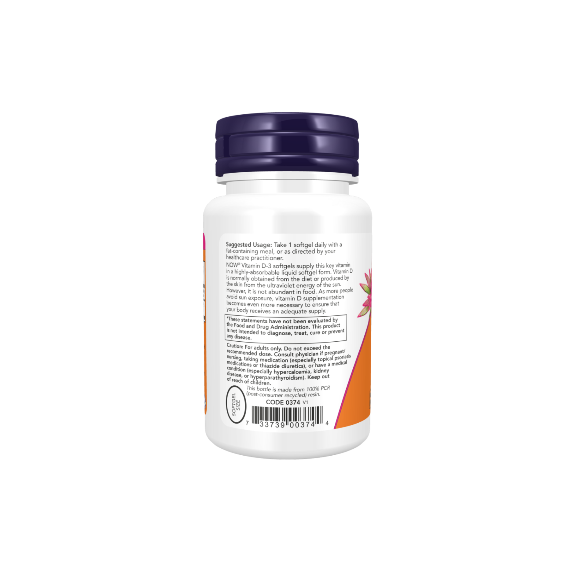 Vitamin D-3 5,000IU By Now Foods by Now Foods