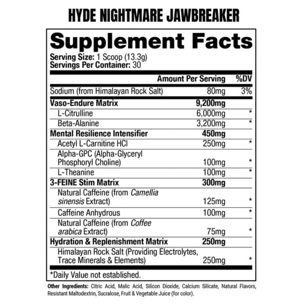 HYDE Nightmare By Prosupps