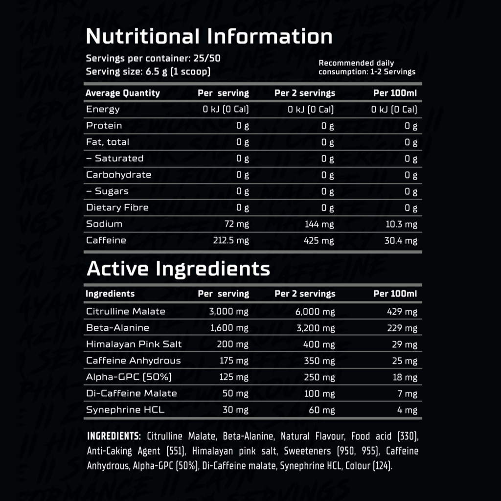 Zayn Preworkout By Zaynlyfstyle