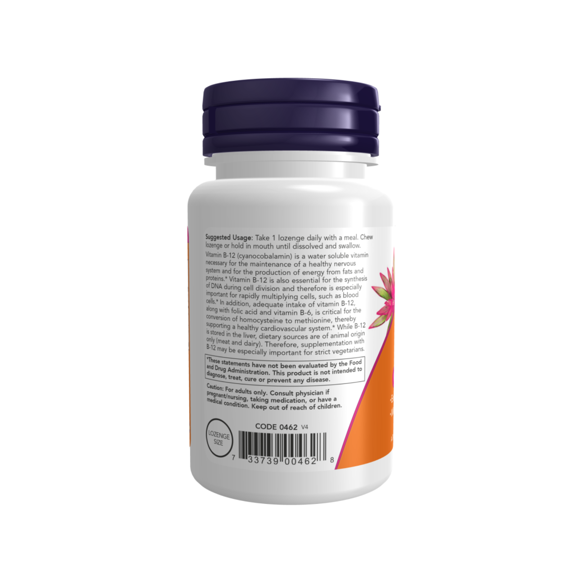 B-12 with Folic Acid By Now Foods by Now Foods