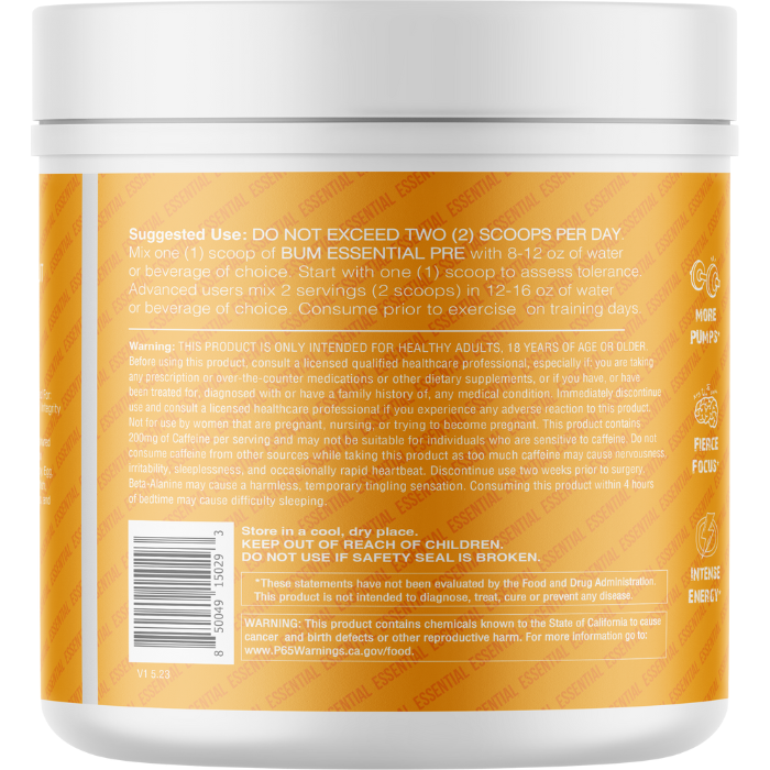 BUM - Essential Pre-Workout by My Store