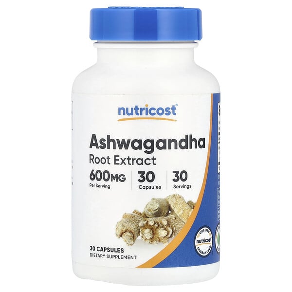 Nutricost ashwagandha root extract 600 mg capsule by Nutricost