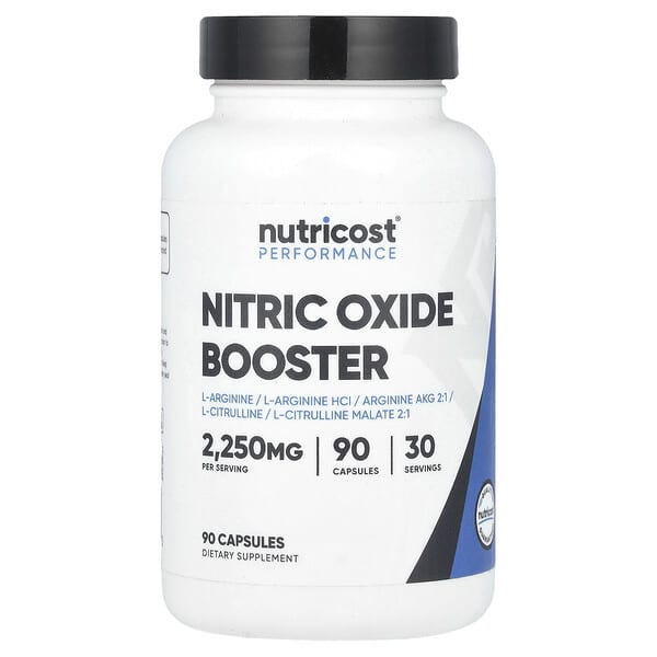 Nutricost performance nitric oxide booster capsules by Nutricost