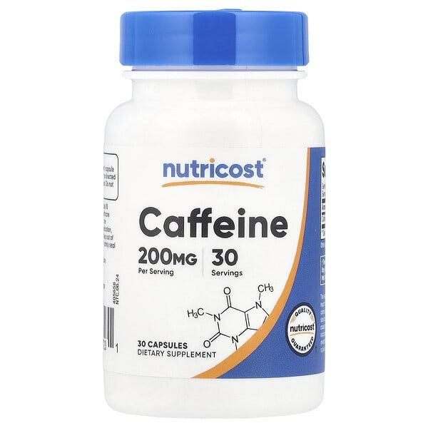 Caffeine, 200 mg By Nutricost,