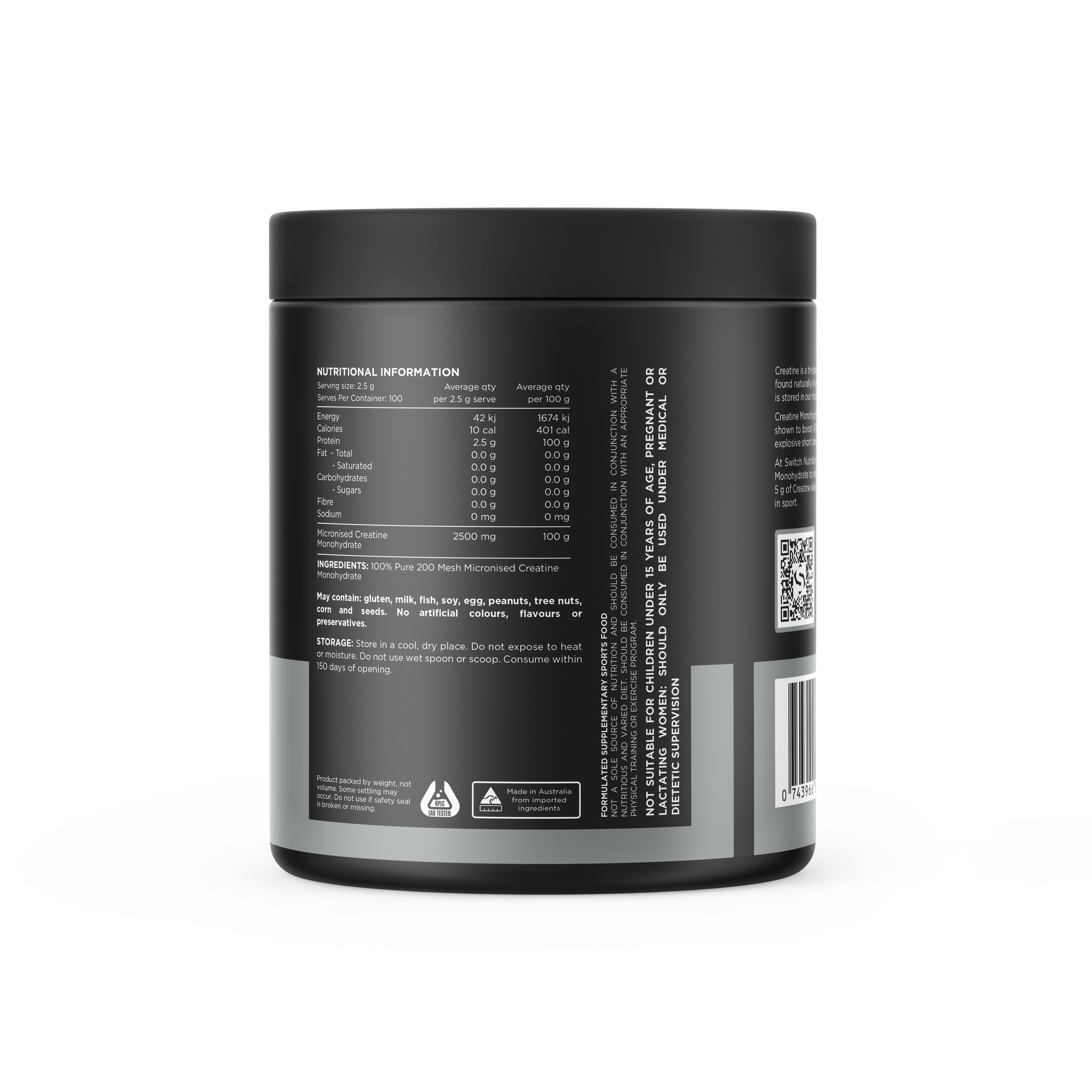 Switch nutrition creatine by Switch nutrition
