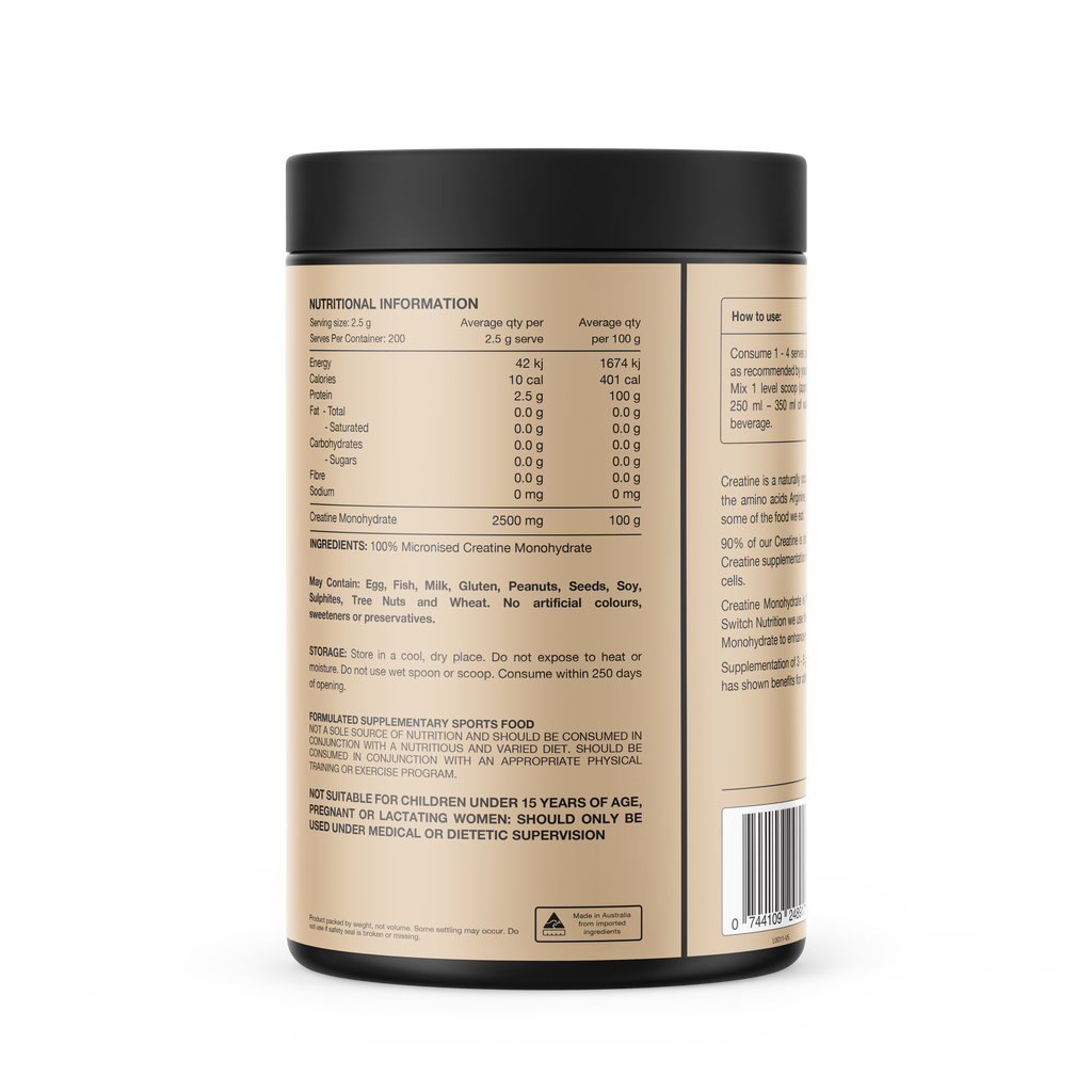 Switch Nutrition Creatine Monohydrate Powder by Switch nutrition