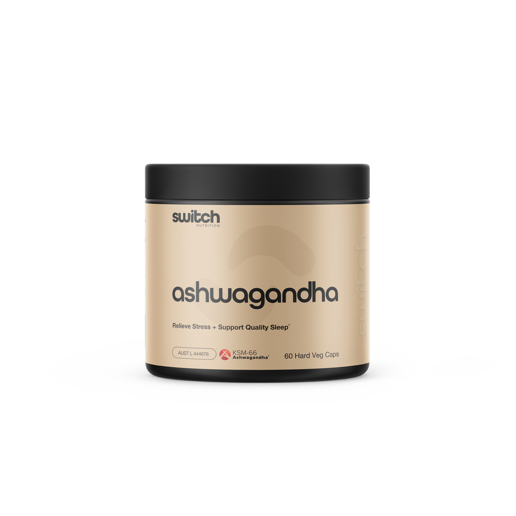 Switch Nutrition Ashwagandha KSM-66 Root Extract 60 Capsules by Switch nutrition