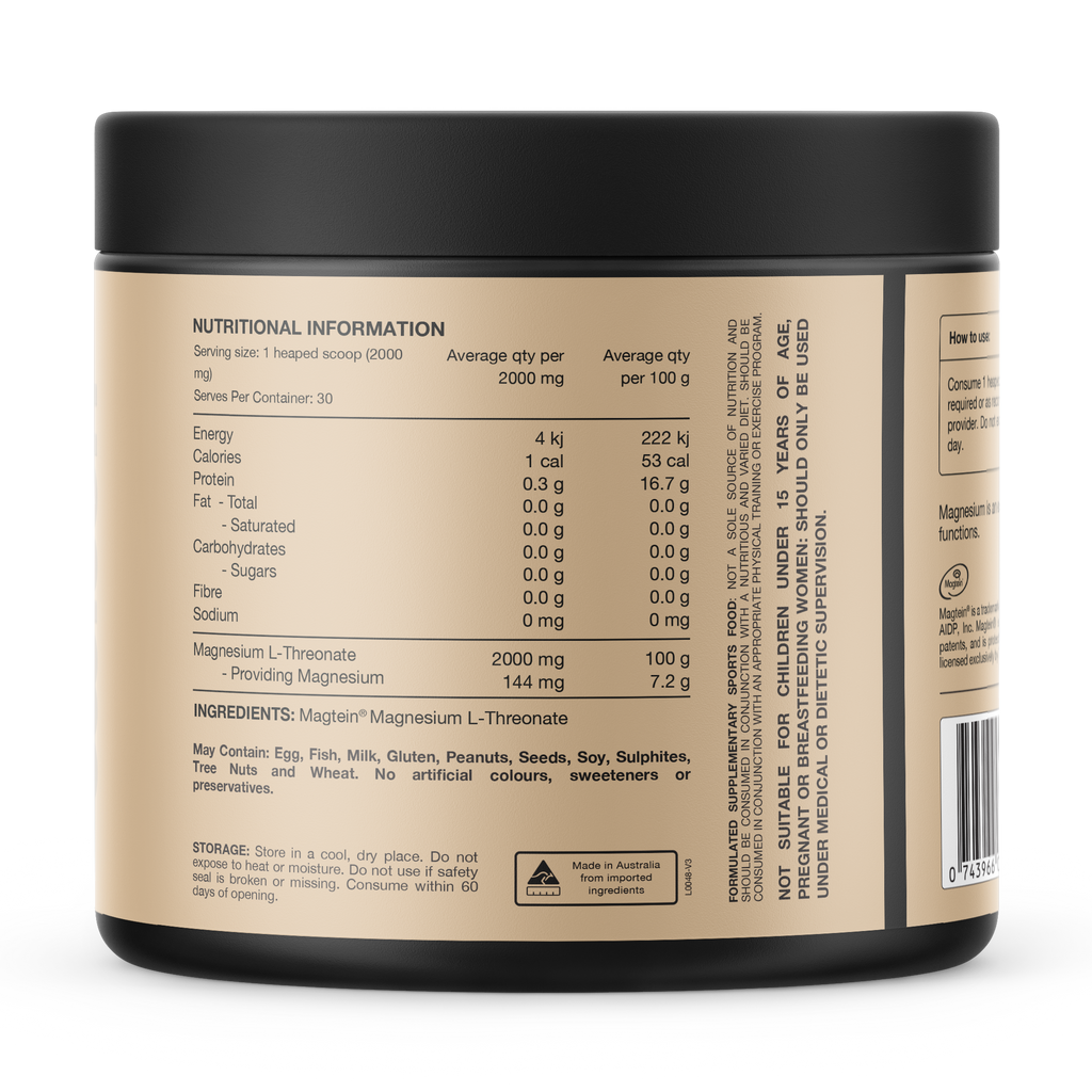 Switch Nutrition Magnesium L-Threonate Mag3 60 g powder by Switch nutrition