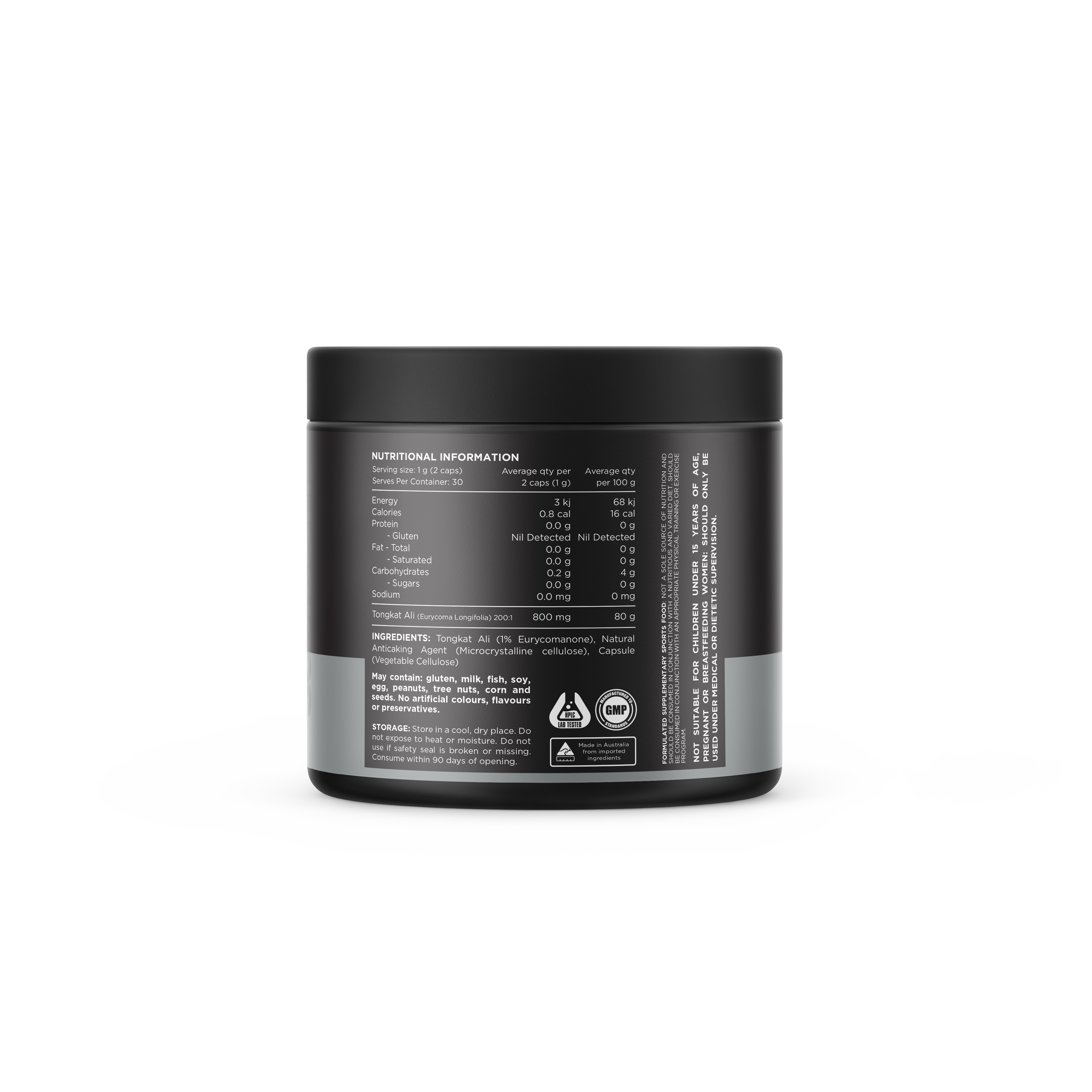 Switch nutrition tongkat ali capsules by Switch nutrition