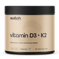 Switch nutrition vitamin d3 k2 capsule 60 capsules by Switch nutrition