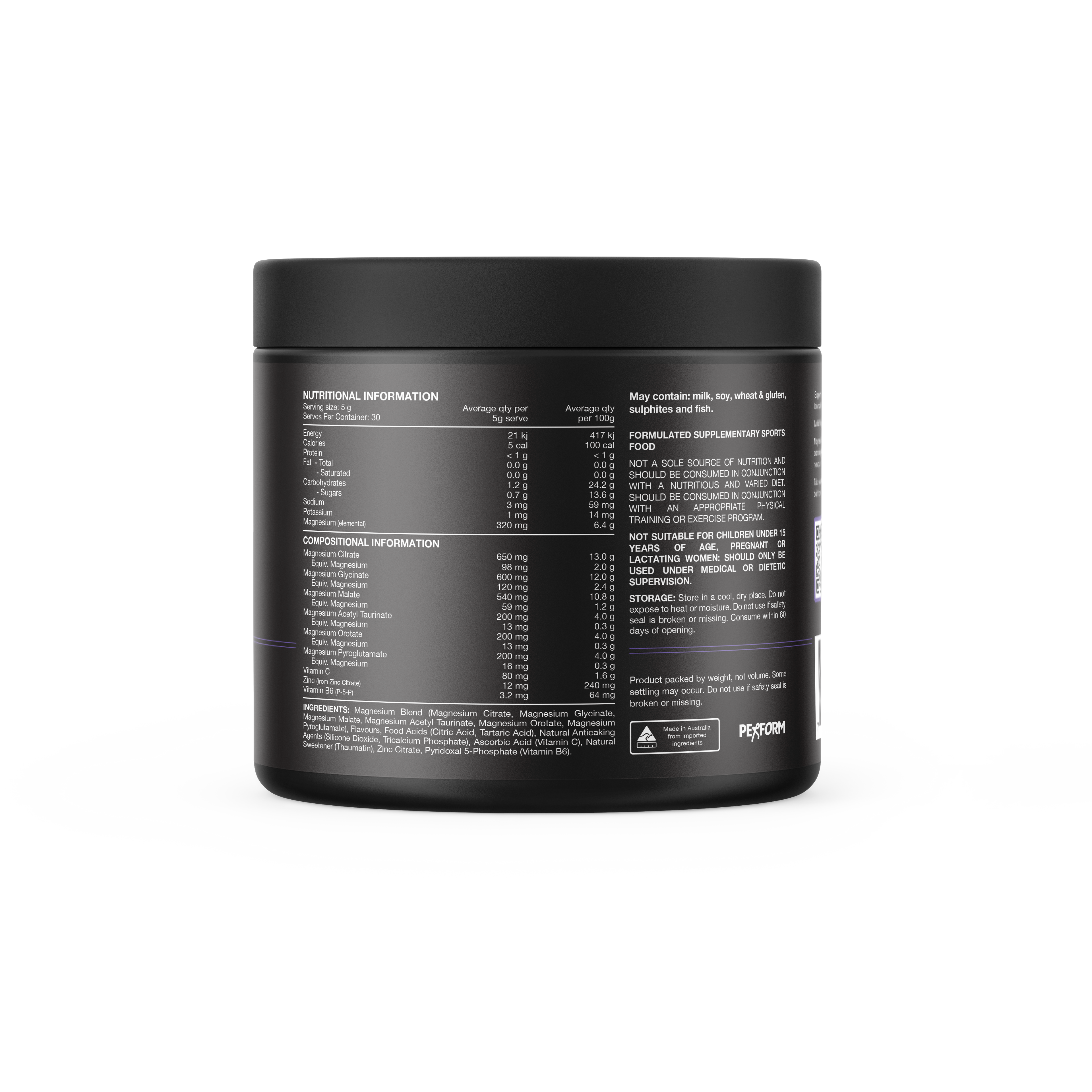 Switch nutrition multi mag peform magnesium complex by Switch nutrition