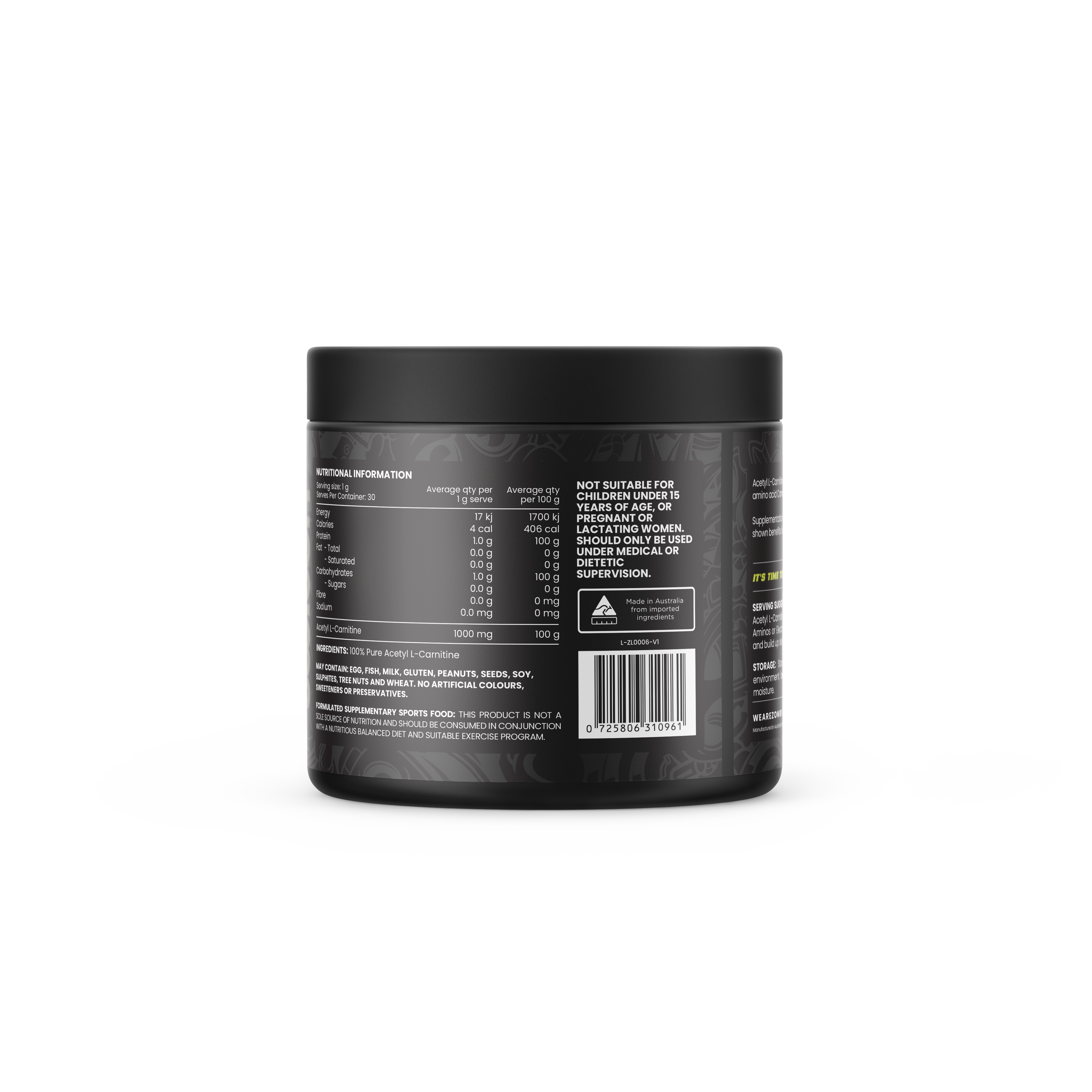 Zombie labs carnitine supplement by Zombie Labs