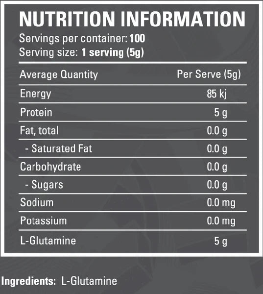L Glutamine by Legit Supps